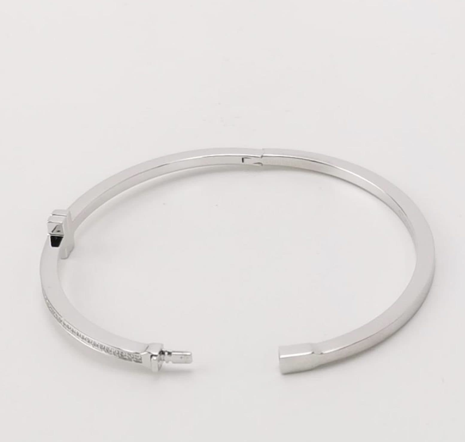 Tiffany & Co. T - Diamond Hinged Bangle
